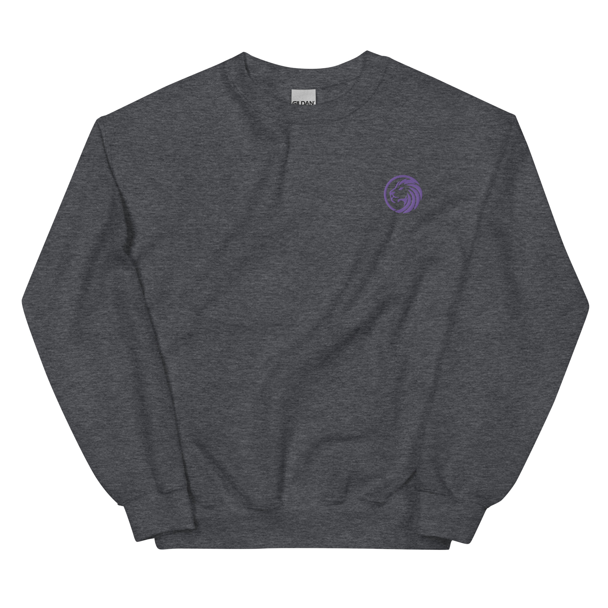 Boulevard Society embroided dark heather sweatshirt