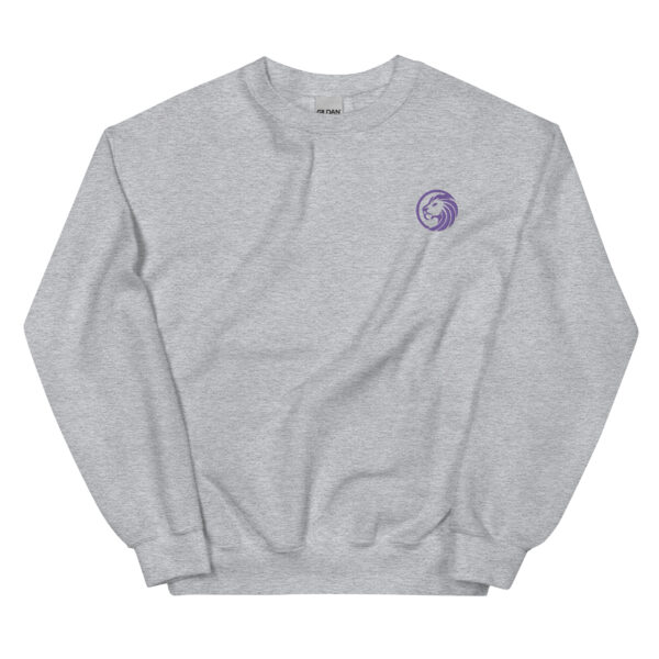 Boulevard Society embroided sport grey sweatshirt